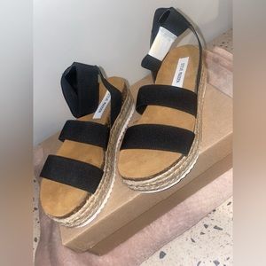 Black Steve Madden Sandals - Brand New